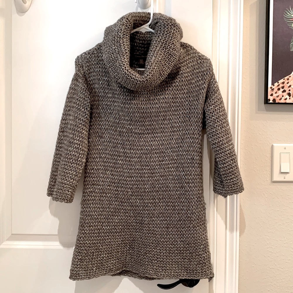 Tommy Bahama Metallic Knit Cowl Neck Sweater Size Small